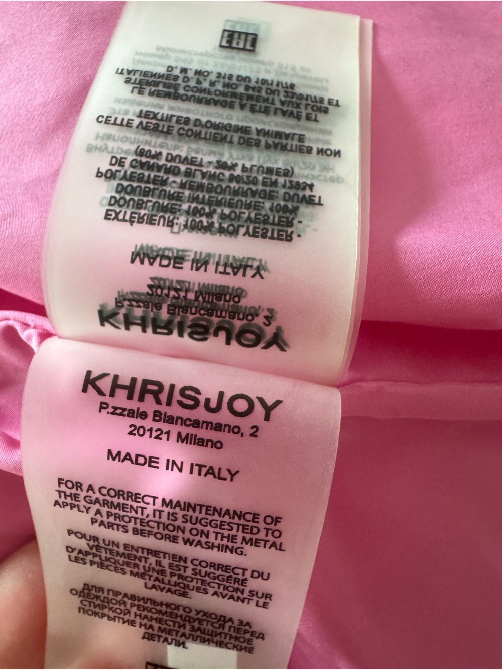 Khrisjoy Kids Pink Bandana Puffer Jacket – Size 12Y – New With Tags - Picture 13 of 17